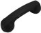 Wireless Retro Telephone Handset, Mobile Phone Radiation Proof Telephone Handset Receiver for a Mobile Phone with Comfortable Call (Black)