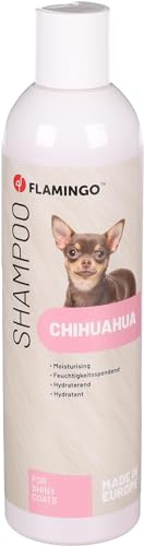 Flamingo Champú para Chihuahua - Fórmula Exclusiva para Pelo Corto - Hidrata, Nutre y Protege - 300 ml de Cuidado Superior