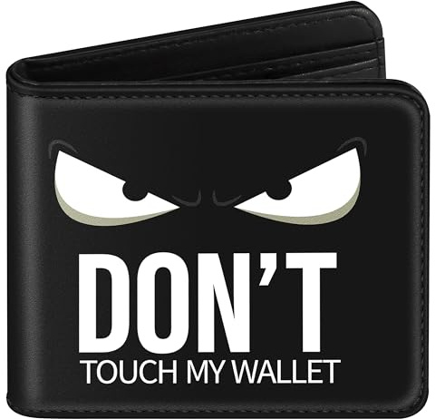 Pegmode Boys Wallet Cute Leather Bifold Wallet for Teen Boys Cool Funny Credit Card Cash Id Holder RFID Blocking Fun Black Bi Fold Small Wallets with Coin Pocket Slim Teens Little Boy Youth Guys