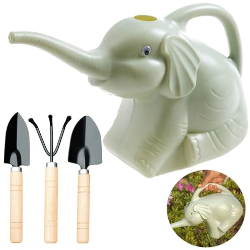 Annaffiatoio Per Elefanti 2L Annaffiatoio da Giardinaggio con Utensili per Piante in Vaso e Decorazione Domestica (Verde)Elefante