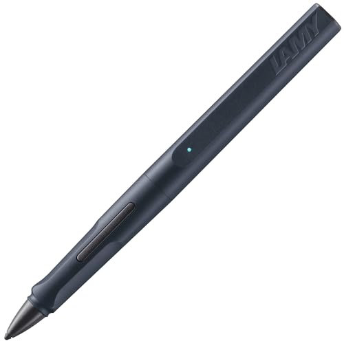 LAMY Safari Note+ Steel Black iPad Stift – Stylus Pen mit Palm Rejection, Neigungssensitivität & ergonomischen Griff – kompatibel mit verschiedenen iPad Modellen – bis zu 10 Stunden Akkulaufzeit