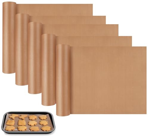 Hornear Papel de Horno Reutilizable 5 Piezas