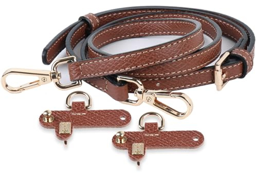 Yungeln Schulterriemen aus Leder Schultergurt für Longchamp Tasche Damen Verstellbarer Taschengurte Kein Schlag Transformationszubehör Schulterriemen für Taschen