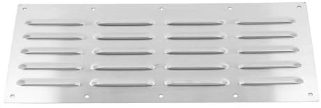 YWBL-WH Panel de Ventilación para Parrilla, Panel de Ventilación de Acero Inoxidable, Panel de Ventilación para Fogatas, Accesorio para Parrilla para Exteriores