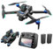 OBEST GPS Drohne mit 4K Kamera für Erwachsene, Faltbare Drone Fernbedienung mit 5.9UHD Bildschirm SD Karte, 2 Akkus 40 Mins, 5G FPV Übertragung RC Quadcopter, Echtzeit Anzeige des Leistungspegels