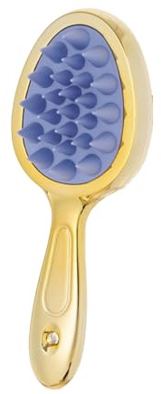 our fave Brosse exfoliante en silicone pour le corps, brosse de shampooing 2 en 1, luffa doux pour peaux sensibles, douche, cheveux, cuir chevelu, masseur