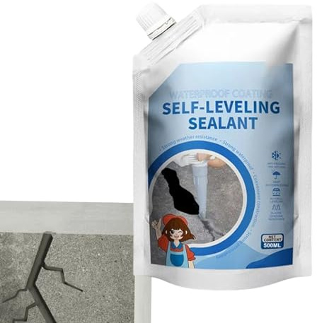 Patifirst Adhésif De Calage Pour Béton - 400ml Adhésif De Réparation De Fissures Pour Béton Lourd,Colle Ciment Coulis Joint Pour Construction Carrelage Mur Brique Sol Nivellement Asphalte