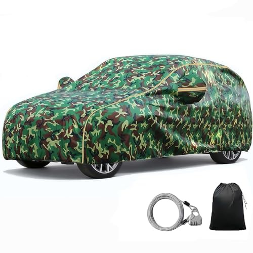 Custom Oxford Car Cover Custom Fit for MINI Clubman 2015-2025 Full Garage丨Outdoor Car Cover Windproof Scratch Resistant with storage bag & Mirror Pocket(Camo)