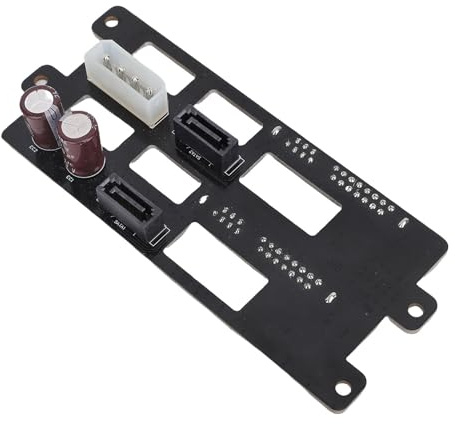 Gedourain Adaptateur SAS vers Serial ATA 4 Broches, Prise en Charge Efficace de L'alimentation pour Disque Dur, Idéal pour une Intégration Transparente sur les Cartes Mères