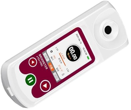 Detector compacto de contenido de azúcar con amplio uso desde el campo hasta la tienda, función de 10 grados de 40 grados, dispositivo de medición de etapa de azúcar