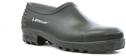 Dunlop Gardening Shoe, Clog, Goloshes. Waterproof. Unisex, Green, 7 UK