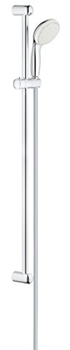 Grohe Tempesta 100, Brausen und Duschsysteme - Brausestangenset, 2 Strahlarten, Chrom, 2764610E