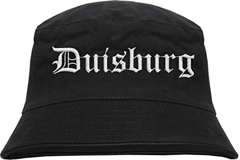 HB_Druck Duisburg Fischerhut - Bucket Hat - Bestickt - Schwarz S/M