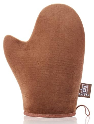 GAIYAH Self Tanning Mitt Tan Mitt - Double Sided Fake Tan Mitt Self Tan Mitt With Thumb Ultra Soft Tanning Mit