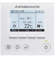 Mitsubishi Electric PAR-33MAA télécommande Climatiseur Appuyez sur les boutons - Télécommandes (Climatiseur, Appuyez sur les boutons, Écran integré, Blanc)