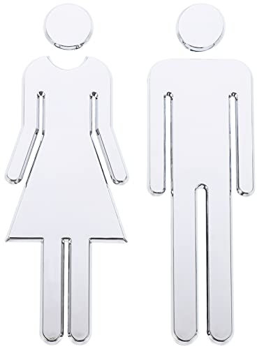 Baluue Damen Und Herren-toilettenschilder Material Toilettensymbol Für Toiletten-kennzeichnung Toilettenschilder Für Verschiedene Orte