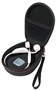 Luyiba Voyage étui Stockage Porter Étui Housse pour AfterShokz Trekz Air/Titanium Mini/Trekz Titanium Bone Earbud Bluetooth Sportz Casque Os Conduction Écouteurs