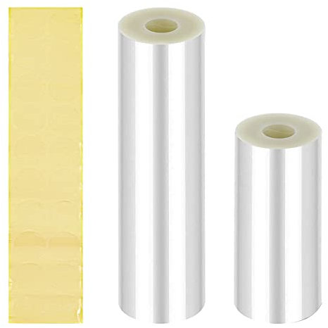 Hsthe Sea 2 PCS Acetate Cake Collars, 10cm/15cm x 10m Clear Cake Sheets Transparent Acetate Roll for Cakes Chocolate Mousse Cake Crafting Decorating（15cm）