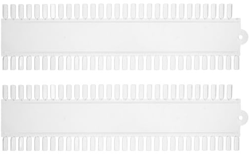 minkissy 2Pcs Clear Nail Boards Nail Art False Tips Practice Display Palette 60 Colors Polish Painting Stand for Salon Personal Use