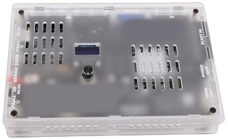 Annadue Convertisseur Vidéo GBSC, 1080P GBSC RGBS VGA Péritel vers VGA HDMI HD Interface Multimédia Convertisseur de Signal de Jeu Rétro, Adaptateur de Convertisseur Audio Vidéo de