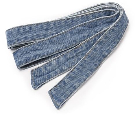 Inzegao Ceinture en jean pour femme, chemise, robe, veste, trench, barboteuse, jeans