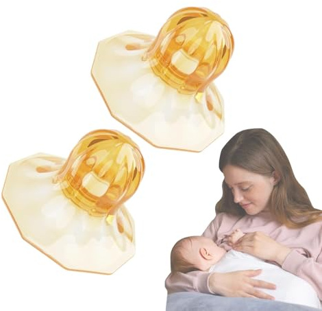 Nipple Suckers, Nipple Puller, 1 par med sugande bröstvårtor | Inverterad bröstvårtskorrektor, bröstvårtans sugbröst, sugkoppar för bröstvårtan för ammande mamma