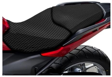 Funda Asiento Motocicleta para H&on&da NC 750 NC750 X NC750X NC700X NC700XD NC700S NC 750X 700X Funda De Asiento De Malla 3D Funda De Asiento De Cojín De Tela De Nailon Antideslizante
