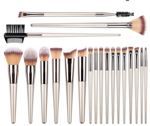 KXQYIKYI Champagner Gold Serie Make-up Pinsel Make-up-Werkzeuge Make-up Foundation Make-up Pinsel Make-up Pinsel-Set