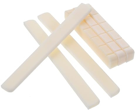 Ersatz Gitarrensattel aus Ox Bone für 6-saitige Klassische Gitarre, 3 Paare | Beige, Präzise Passform für Musiker, Schutz vor Verschleiß und Weniger Belastung Beim Spielen
