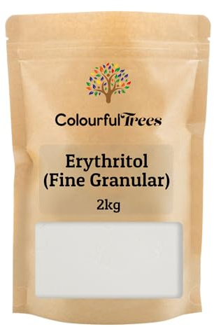 100% Natural Erythritol 2kg – Sugar Alternative, Zero Calorie, Keto & Baking Friendly by Colourful Trees