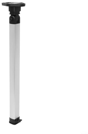 520–770 mm verstellbares Tischbein aus Aluminiumlegierung, klappbar, mit Verriegelungsknopf, Teleskop-Stütze für Wohnmobile, Wohnwagen, Boote