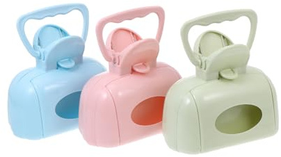 DIYEAH 3pièces Pelle à Déjections Canines Ramasse-crottes Portable Outil de Nettoyage pour Animaux de Compagnie Collecteur Excréments Extérieur