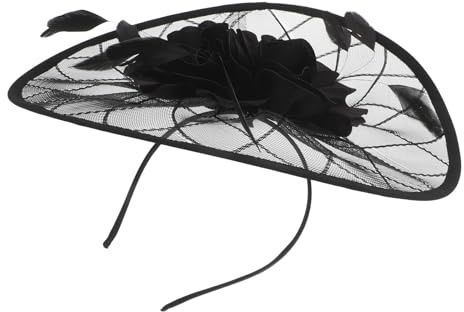 Zerodeko Cappello Copricapo a Rete Copricapo Da Sposa Con Fascinator Elegante Cerchietto Per Capelli Da Festa Cerchietto Per Festival Musicali Per Capelli Da Donna