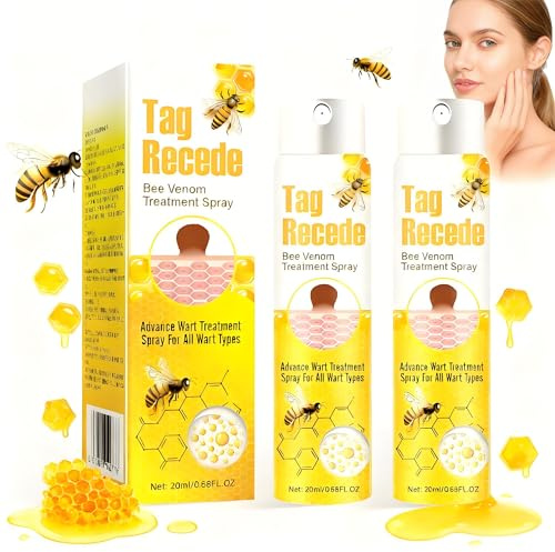 2 Stück Tag Recede Bee Venom Sprays Bienengift Spray -Y4B-C8 | Bienengift Behandlungs Spray Natürliches Haut-Bienenspray für alle Feuchtigkeitsspendenden für Damen und Herren