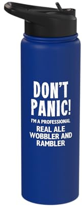Real Ale Wobbler And Rambler Stainless Steel Insulated Water Bottle