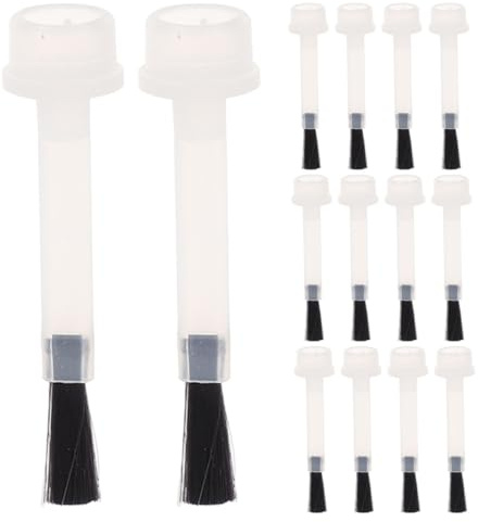Generic Pinceles para Esmalte de Uñas 10 Unidades 11x45 Mm Cepillos de Repuesto para Botellas Pequeñas Pincel Líquido para Manicura Profesional y DIY Accesorios de Arte de Uñas