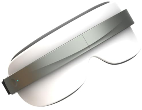 Masseur Oculaire Anti-âge en Abs Blanc, Appareil de Massage des Yeux | Massage Oculaire Électrique, Améliore la Vue et Favorise la Circulation Sanguine