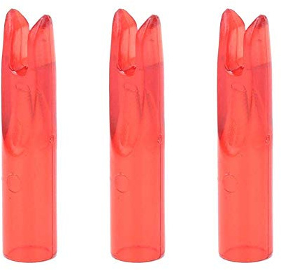 Vbest life Archery Arrows Nocks for 6mm Shaftment Target 50Pcs Red Blue Green (Red)