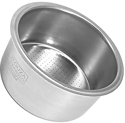 NEOUZA 51mm Portafilter Basket for Delonghi EC680/EC685 Breville 250XL Coffee Espresso Machine – Double Cup Non Pressurized Porous, Stainless Steel