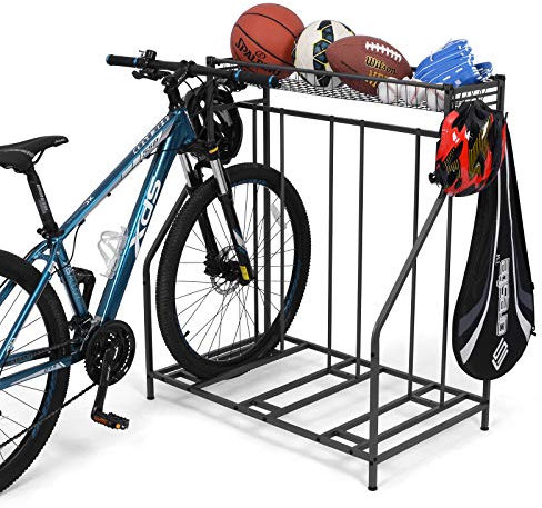 Support de support de vélo,support de stationnement à 3 vélos,support de vélo pour le garage,emplacement pour vélo réglable en 3 largeurs pour,hybride,vélos pour enfants,vélo d'extérieur intérieur