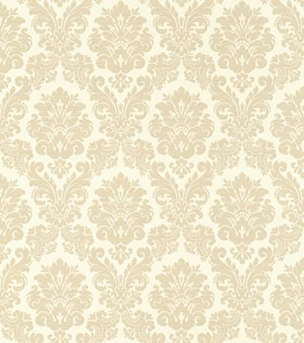 Rasch Tapeten Vliestapete (Classic-Chic) Beige beige 10,05 m x 0,53 m Trianon XIII 570526