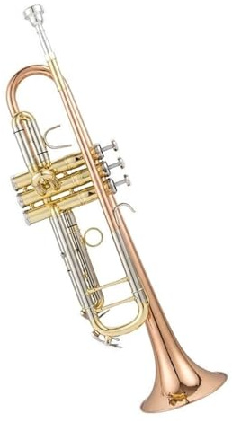 Musikinstrument Trompete Trompete In B Versilbert Trompete Instrument Professionelles Spiel Aus Blech Für Anfänger Empfohlen(Color:Phosphor copper)