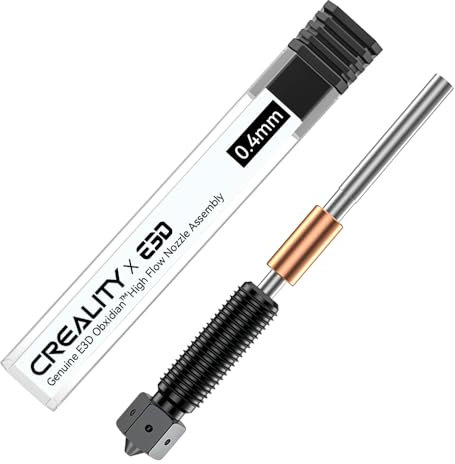 Creality Offizielle Obxidian Düse, Hochdurchflussdüse für Hochgeschwindigkeitsdruck bei 600 mm Kompatibel mit K1C / Ender-3 V3 / Ender-3 V3 Plus 3D Drucker