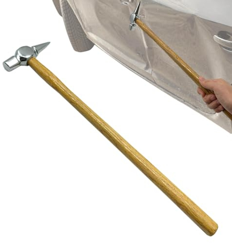 Missmisq Auto Dellen Reparaturwerkzeug Ausbeulhammer Beulen Reparatur Hammer Ausbeulwerkzeug Zum Ausbeulen Ohne Lackieren Dent Hammer Mit Holzgriff Hammer Werkzeuge Für Auto Hagel Schäden Dent Repair