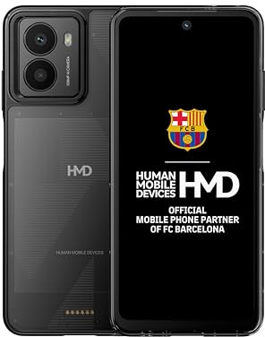 HMD Fusion 4G/5G Dual SIM Smartphone – 6.56 Display, 128GB ROM, 6GB RAM, Android, Long-Lasting Battery, Black