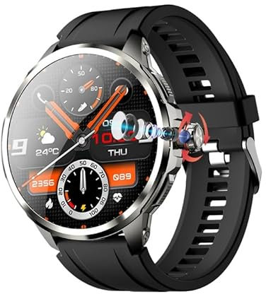 H99 - Reloj inteligente Android 4G con tarjeta SIM de red de 1.95 pulgadas, AMOLED 490 x 490, extraíble de 180°, cámara giratoria de 2 MP, descarga de aplicación, reloj inteligente para hombres