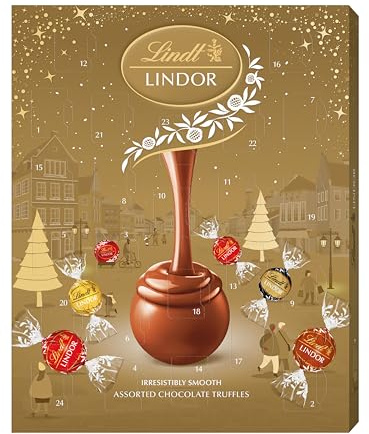 LINDOR Assorted Gold Adventskalender 233g