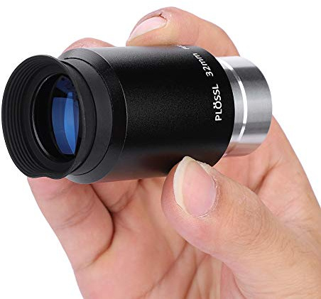 Okular 32 mm 1,25 Zoll Plössl-Teleskop-Okularobjektiv mit 1,25-Zoll-Filtergewinde Teleskop-Okularzubehör für visuelle Astronomiebeobachtungen