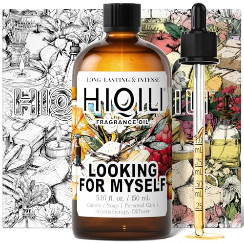 HIQILI Looking for Myself Duftöl für Diffusoren, DIY-Kerzen, Seifen, Parfümherstellung, lang anhaltende warme und süße Düfte – 1 Fl Oz