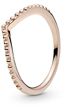 Pandora Damen-Stapelring 14_k_(585) Rotgold Kristall '- Ringgröße 50 (15.9) 186315-50